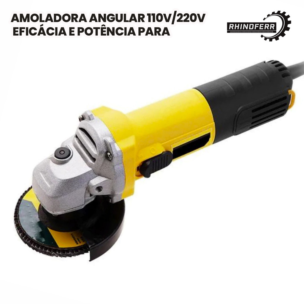 Lixadeira Esmerilhadeira Angular 115mm 900W – Potência e Precisão em Oferta na Shopee