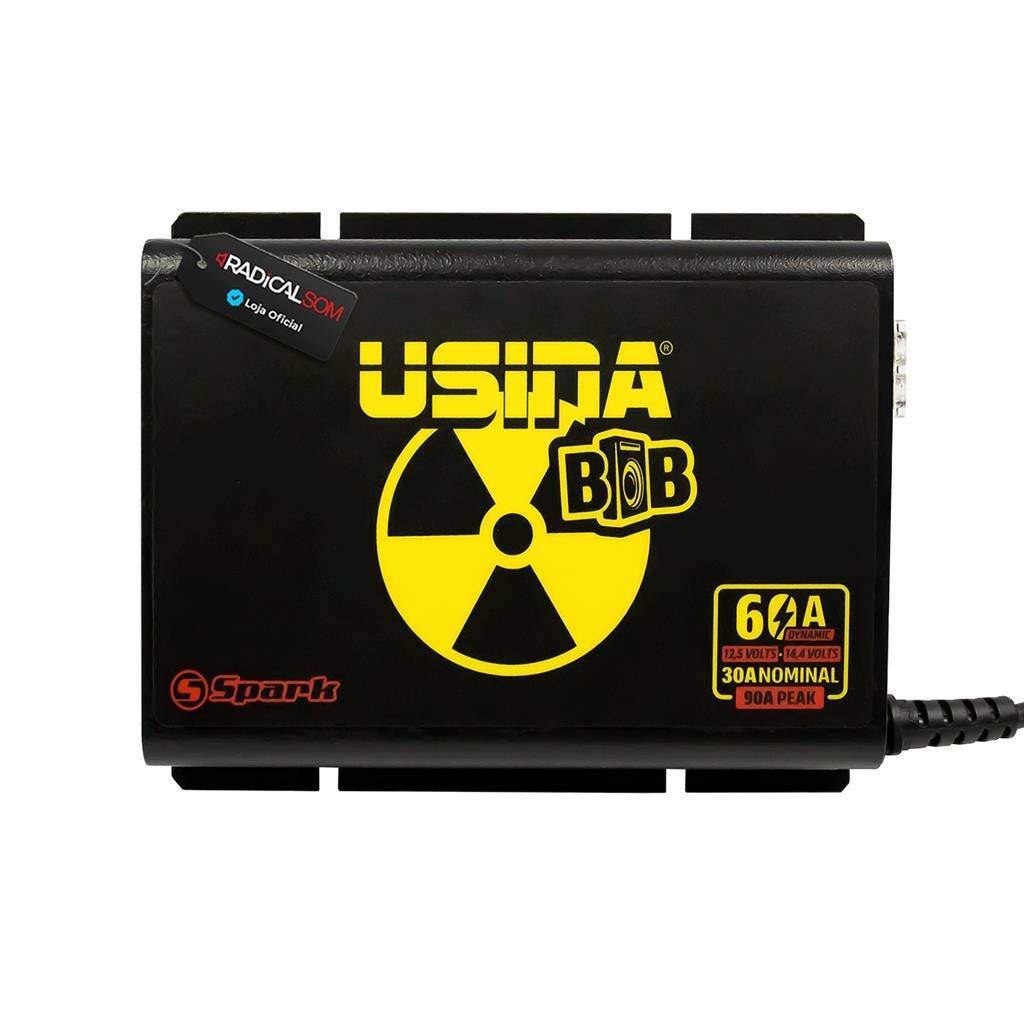 Fonte Carregador Usina 12v Bob 60 Amperes Bivolt Dynamic