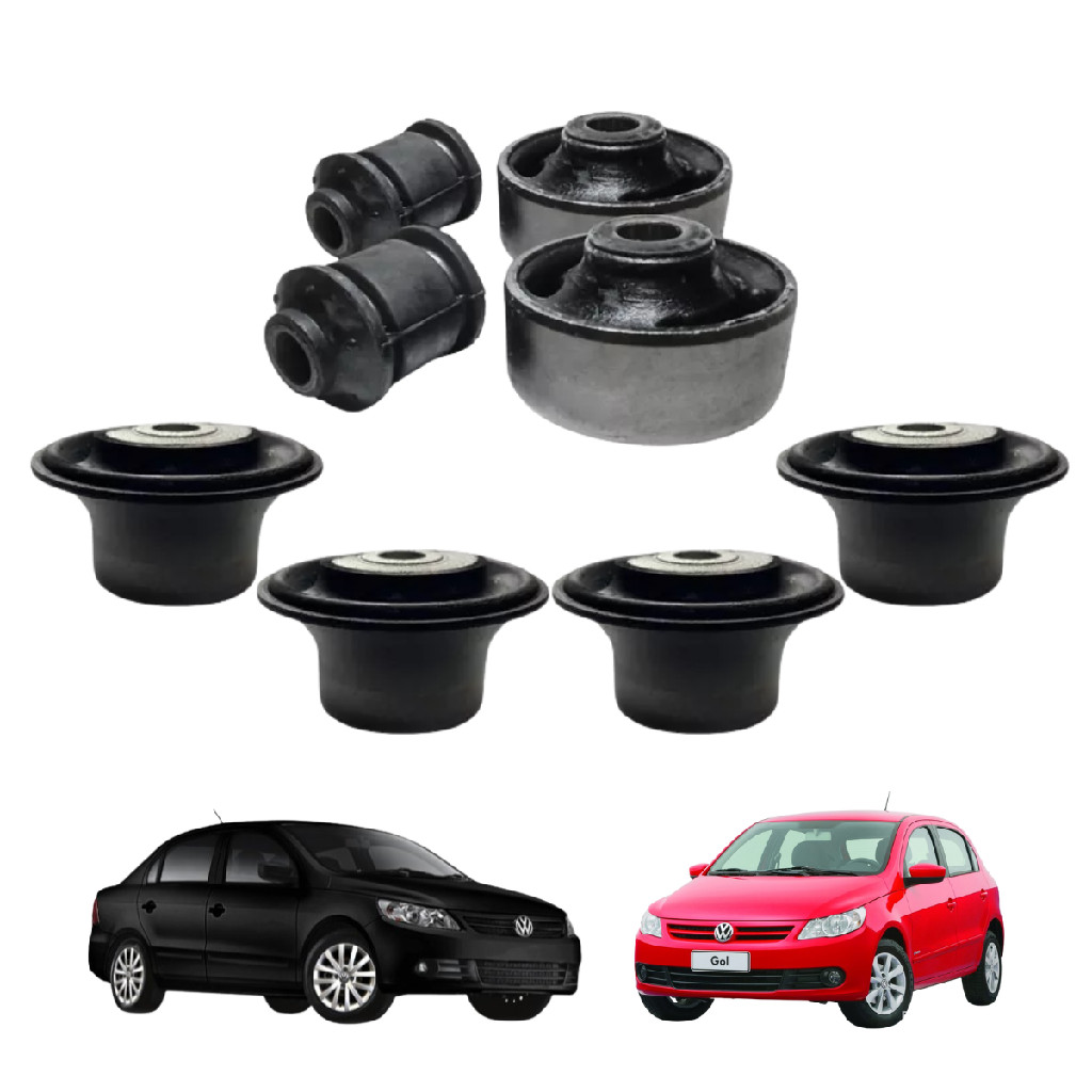 Kit bucha da bandeja bucha do eixo traseiro Gol G5 G6 Voyage