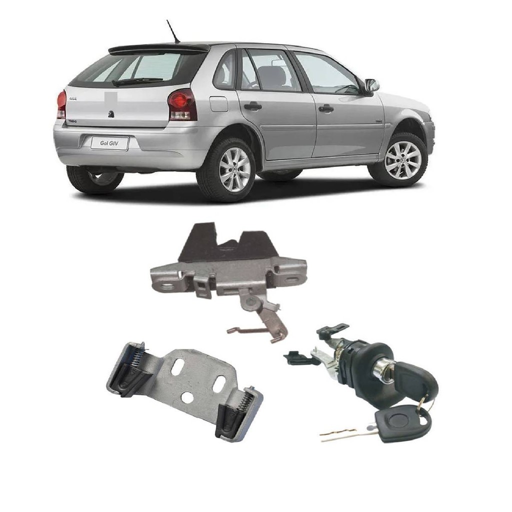 Macaneta Externa Mala Gol G4 2006 07 08 09 + Fechadura Mala + Batente Mala