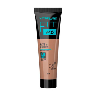Base Líquida Maybelline NY Fit Me Matte FPS 22 Cor 351 30ml em Oferta na Shopee