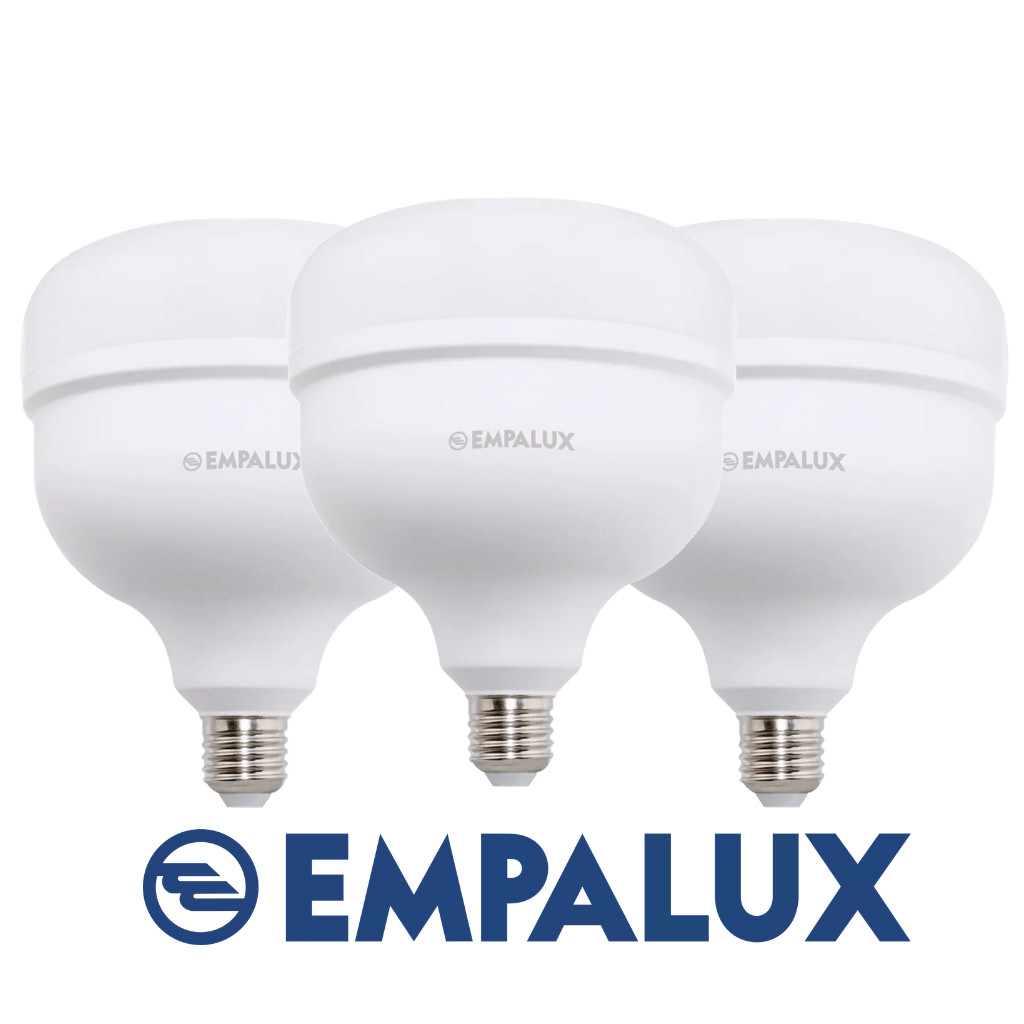 Kit 3 Lâmpada Alta Potência 50W ECO 6500K E27 EMPALUX em Oferta na Shopee