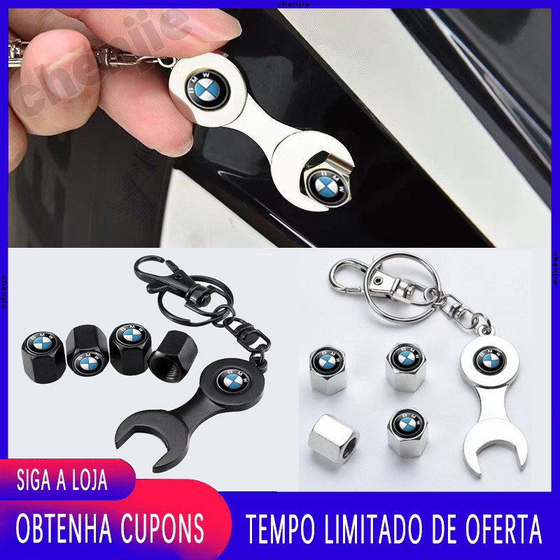 Para BMW 4 Peças Tampa De Válvula De Pneu De Roda De Liga De Zinco/Bicicleta Carro Elétrico Motocicleta Caminhão Acessór