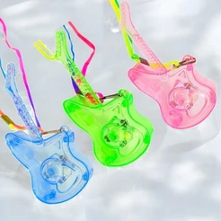 Colar Pisca Pisca De Guitarra - Sortidos - 9cm - 1 unidade - Rizzo | Festa, lembrancinhas, diversão