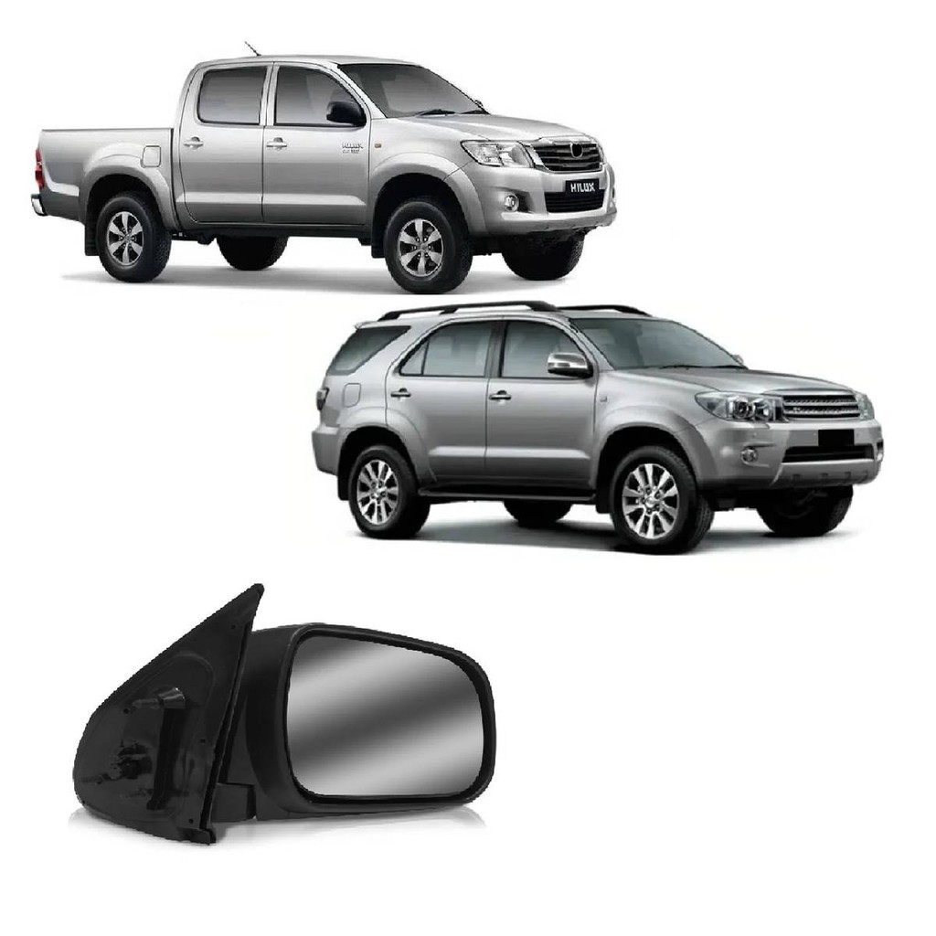 Retrovisor Externo Hilux 2005 2006 2007 2008 2009 2010 2011 Fixo