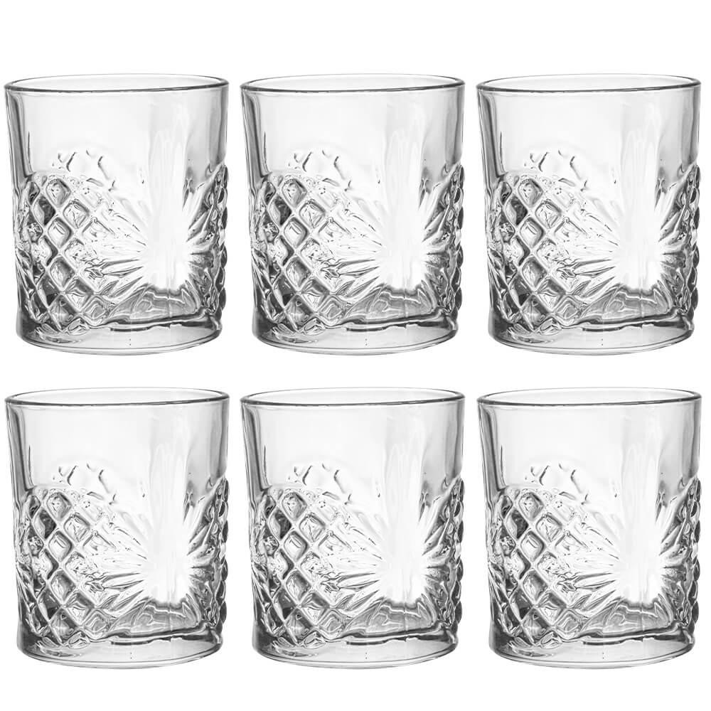 Jogo de Copos de Vidro De Whisky Rozana Transparente 310ml 6 peças - Casambiente em Oferta na Shopee