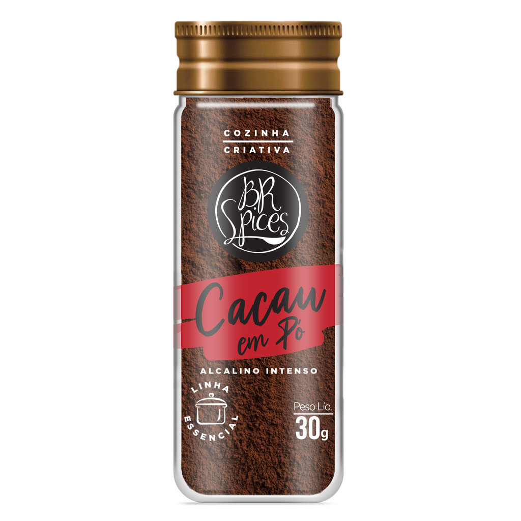 Cacau em Pó BR Spices Vidro 30G em Oferta na Shopee