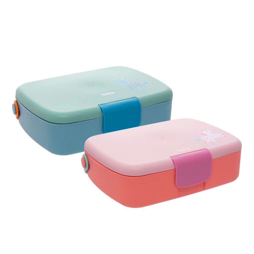 Lancheira Bentô Box Magic com Talheres Inox 1200ml – Buba em Oferta na Shopee