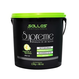 Máscara Hidratação Alto Impacto Supreme Salles Profissional 2,5kg em Oferta na Shopee