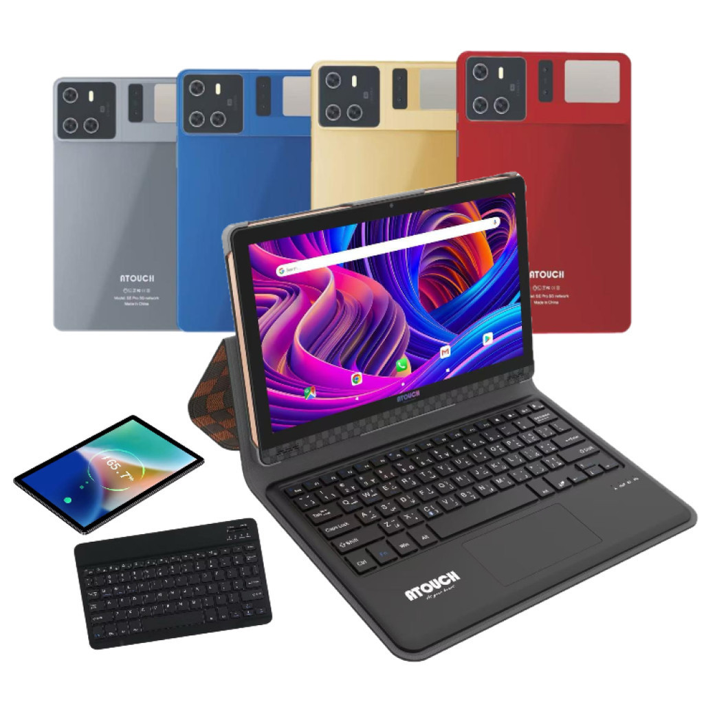 Tablet SE Pro 128GB 6GB Ram A-touch Tela 10.1 Polegada 1280x800px IPS Caneta e Fone Android