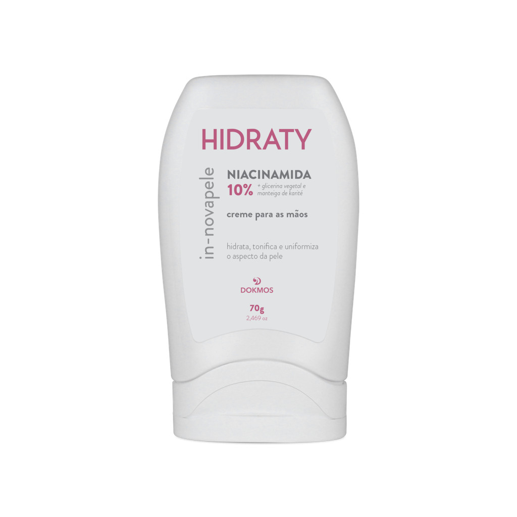 Hidraty Niamicida 10% creme para as mãos - Dokmos 70g