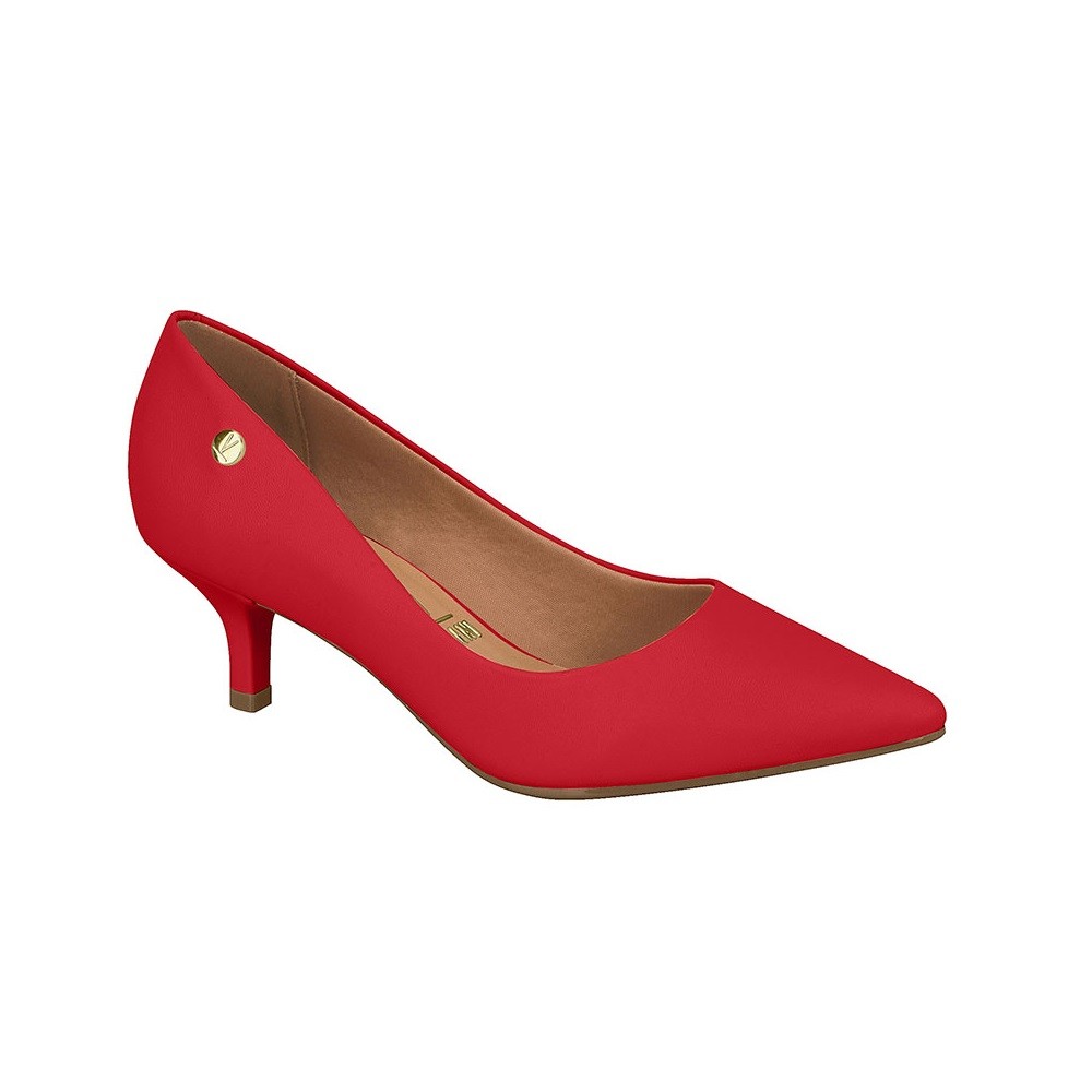 Sapato Scarpin Feminino Vizzano Pelica Vermelho 1122.828