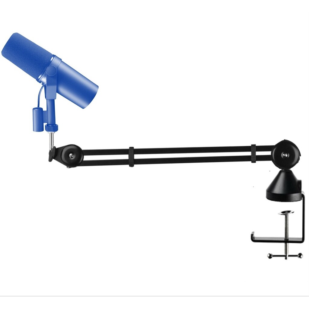 Suporte,Pedestal, Braço Articulado Wave Mic Arm Low Profile, p/ Microfone,Condensador Podcast SM7B, MV7, Podmic,HyperX