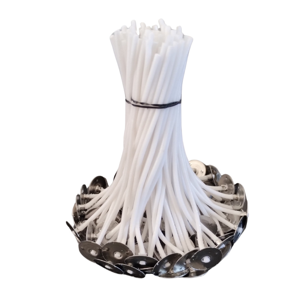 50 Uns Pavio Velas 100% Algodão Parafinado Decorativas Artesanais 2mm Médio B2030 10 Cm