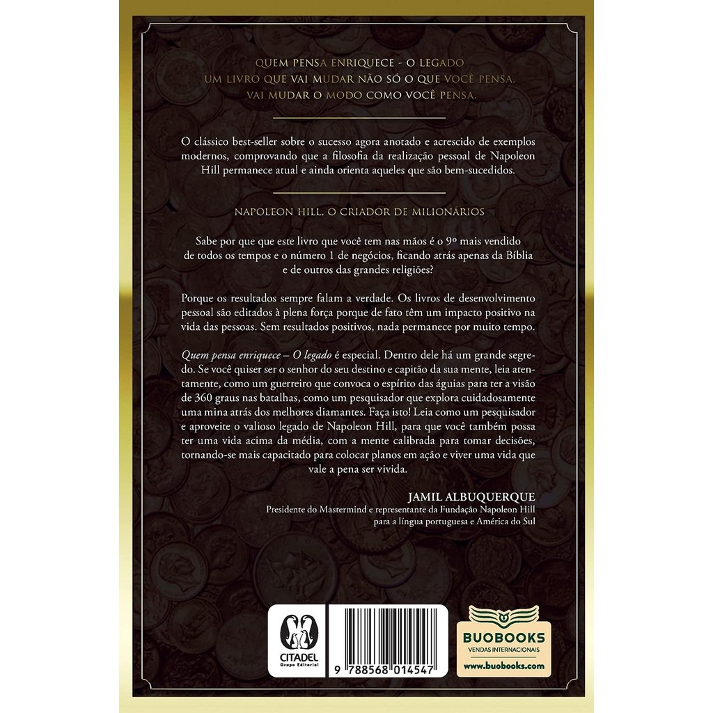 Detalhes do Quem Pensa Enriquece | O Legado | Napoleon Hill