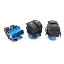 Botão Vidro Elétrico Renault Duster Sandero Lado Motorista Fundo Azul