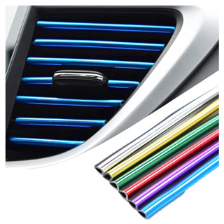 Filete Tiras Faixa Saída Difusor Ar condicionado Carro Decoração Acessórios 10Pcs em Oferta na Shopee
