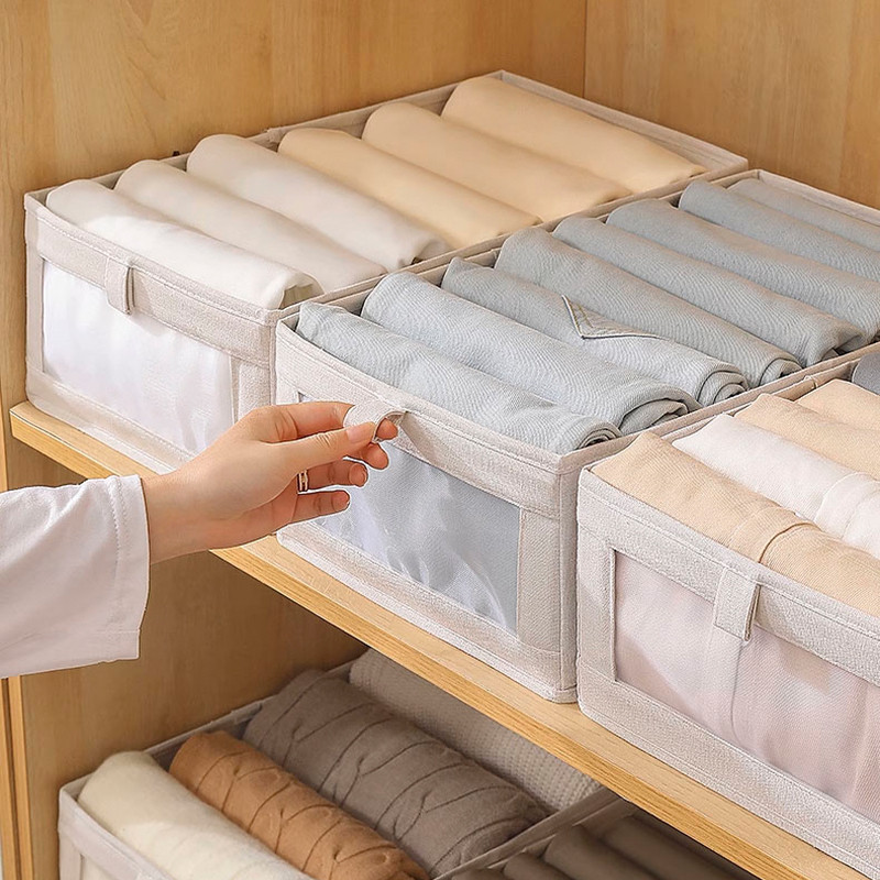 Organizador De Guarda-Roupa Dobrável Para Roupas E Calças Grande Dura Alto Qualidade MC01 em Oferta na Shopee