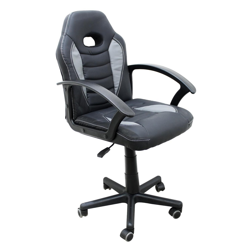 Cadeira Gamer Infantil Base Giratória em Couro - Home & Living