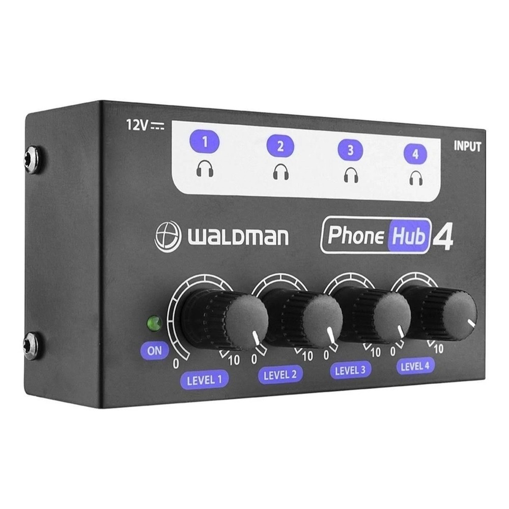 AMPLIFICADOR FONE DE OUVIDO WALDMAN PH-4 4 CANAIS P10