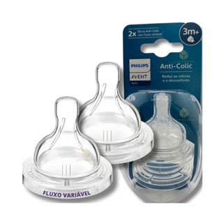 Bico De Mamadeira Avent Nº 3 Fluxo Variável Clássico 3M+ 2 Unidades em Oferta na Shopee