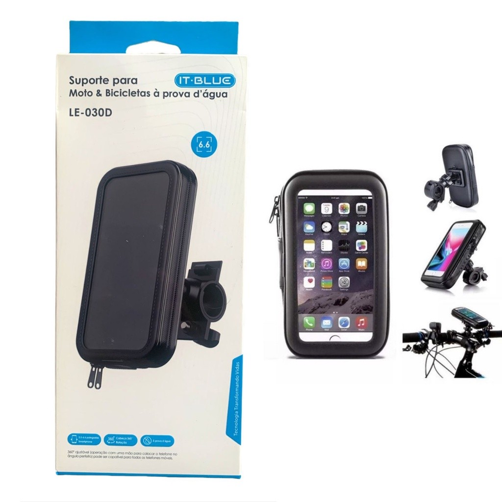 Suporte Celular Guidão Moto Bicicleta À Prova D Água Impermeavel Guidon It