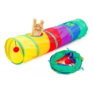 Brinquedo Pets Túnel Labirinto Para Gatos Cães Interativo em Oferta na Shopee