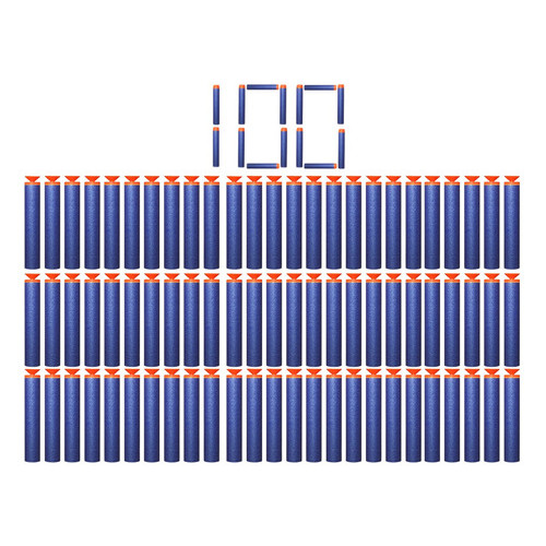 Refil Munição Dardos Nerf Hasbro Cores Kit 100 Unidades Bala