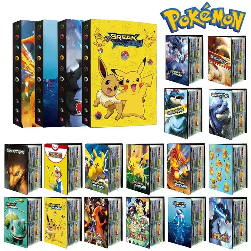 Álbum de capacidade de porta 240 cartão Pokemon CCG MTG Magic Yugioh Game Book 8ACC
