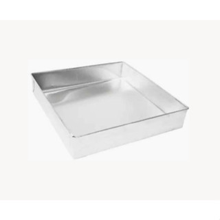 Forma para Bolo Quadrada Fundo Fixo 30x30x5cm Em Alumínio Profissional em Oferta na Shopee