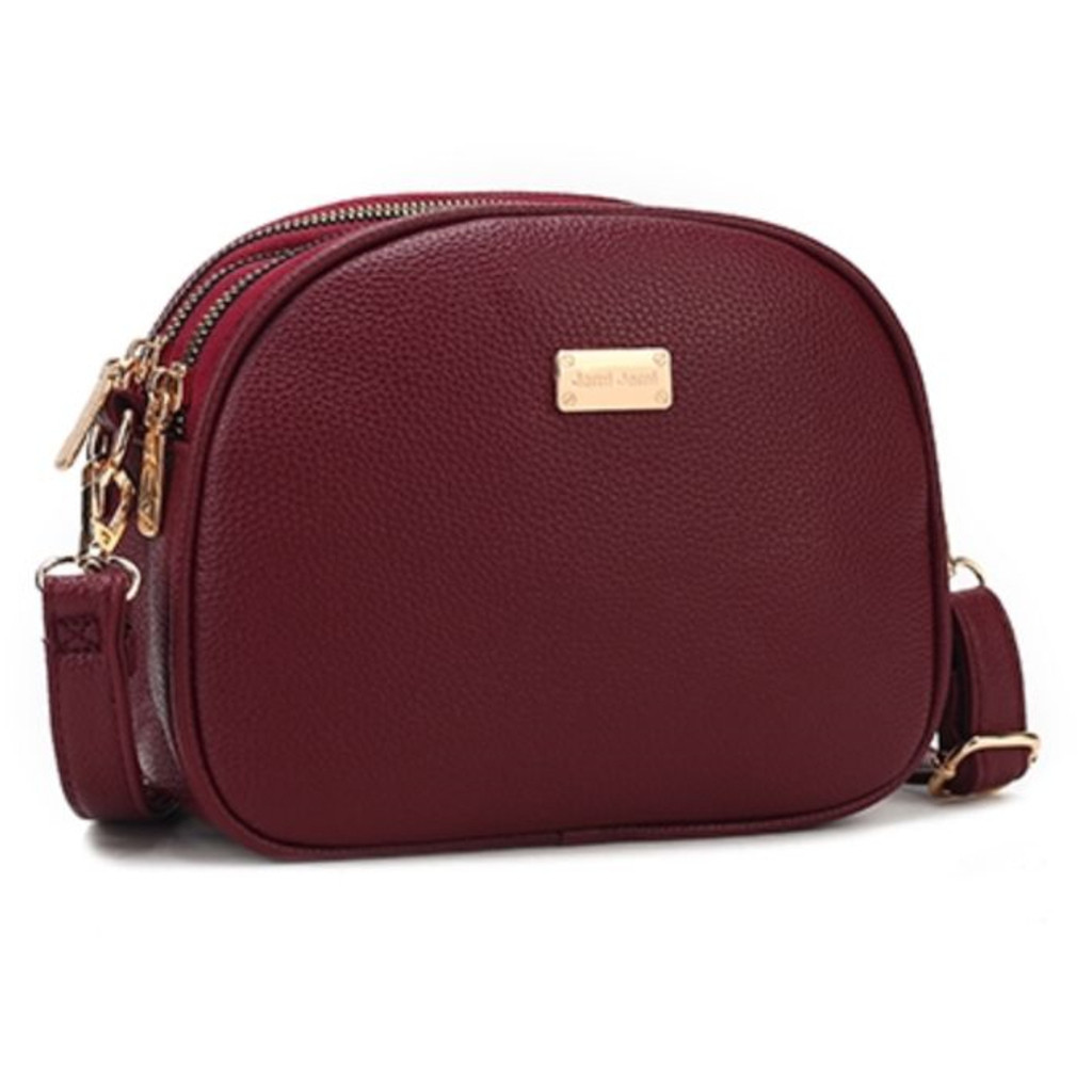 Bolsa Pequena Feminina Com Alça Lateral Transversal De Couro T107 VT em Oferta na Shopee