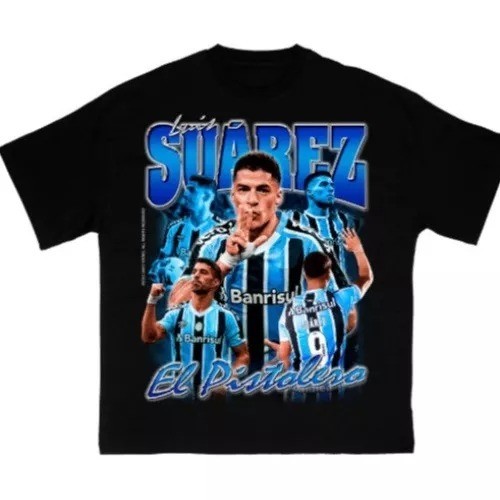 Camiseta Suarez Futebol Vintage Algodão Lançamento Unissex Toop! !