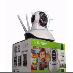 Câmera Wifi Vira 360 3antenas Ip Geraçâo Visâo Noturna
