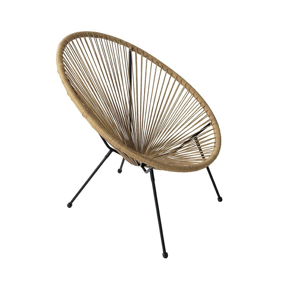 Cadeira de Jardim Acapulco Marrom Clara em Oferta na Shopee