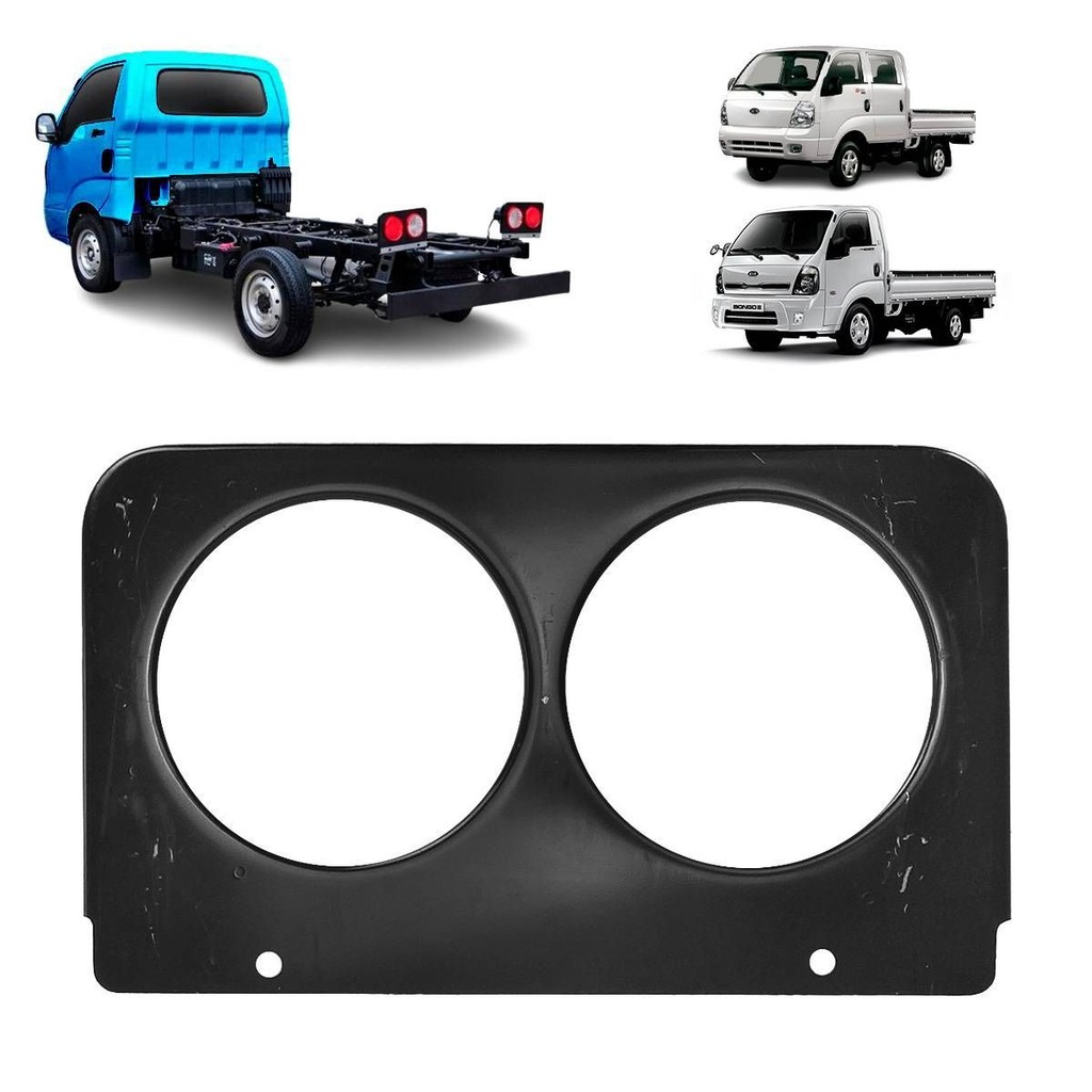 SUPORTE DA LANTERNA TRASEIRA KIA BONGO K2700 2005 A 2012 K2500 2008 A 2023 LADO ESQUERDO (PARA PINTURA) - 924604-E030