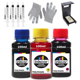 Tinta Colorida Recarga de Cartucho 662 664 667 60 Compatível Impressora HP 2676 2874 2774 em Oferta na Shopee