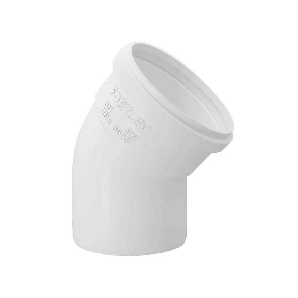Joelho PVC 45° Para Tubo Esgoto 150mm Fortlev - Home & Living