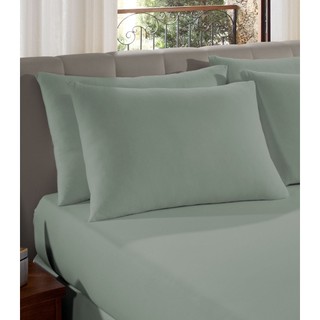 Fronha Avulsa Premium Fio Penteado Lisa Vivaldi Verde em Oferta na Shopee