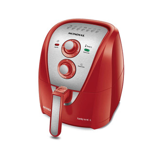 Fritadeira Elétrica Air Fryer Mondial AFN-40-RI 4L Inox/Vermelha - 127V em Oferta na Shopee