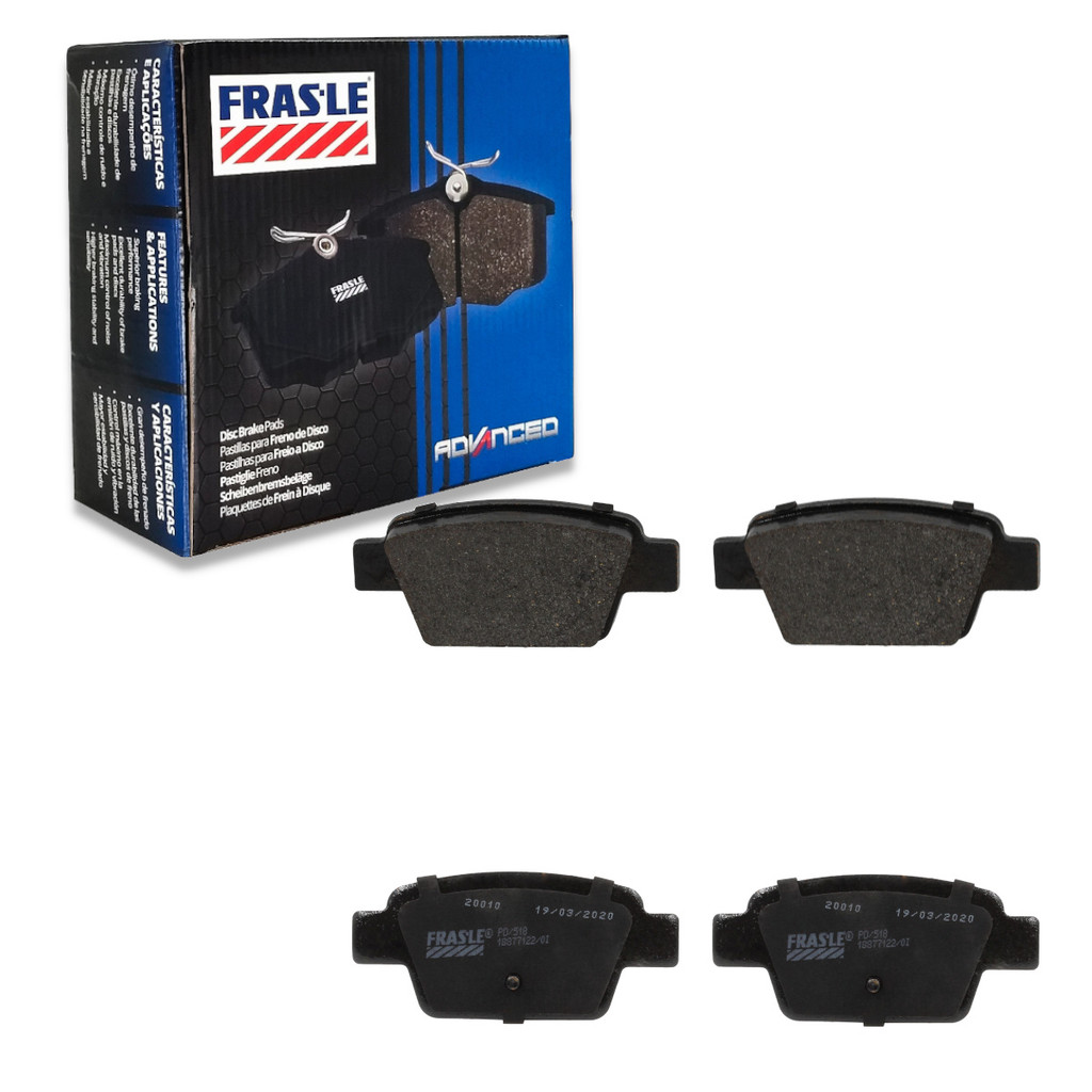 Pastilha de Freio Traseira Bravo 1.4/1.8 2010/2016 Stilo 1.8/2.4 2002/2011 - Original Frasle PD518