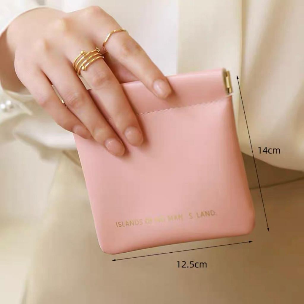 Necessaire Bolsa Bolsinha Porta Objetos Pessoais Feminina Masculina Com Fechado De Ima Impermeável em Oferta na Shopee