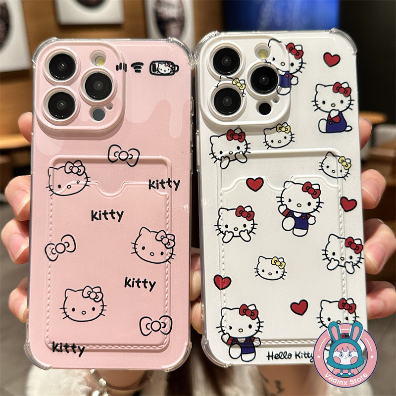 Capa De Telefone Carteira Hello Kitty Para Realme C67 C65 C63 C61 C55 C53 C51 C35 C33 C33S C31 C30 C30S C11 5G 4G Invólu em Oferta na Shopee