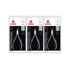 Kit 3 Alicate De Cutícula 722 Premium Profissional Mundial