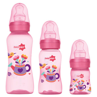 KIT 3 MAMADEIRAS NEOPAN  BICO ORTODONTICO ROSA REGADOR - 250ML/140ML/70ML em Oferta na Shopee