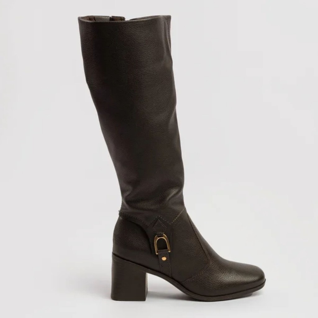 Bota Feminina Cano Alto Bottero Couro Legítimo Lançamento Inverno
