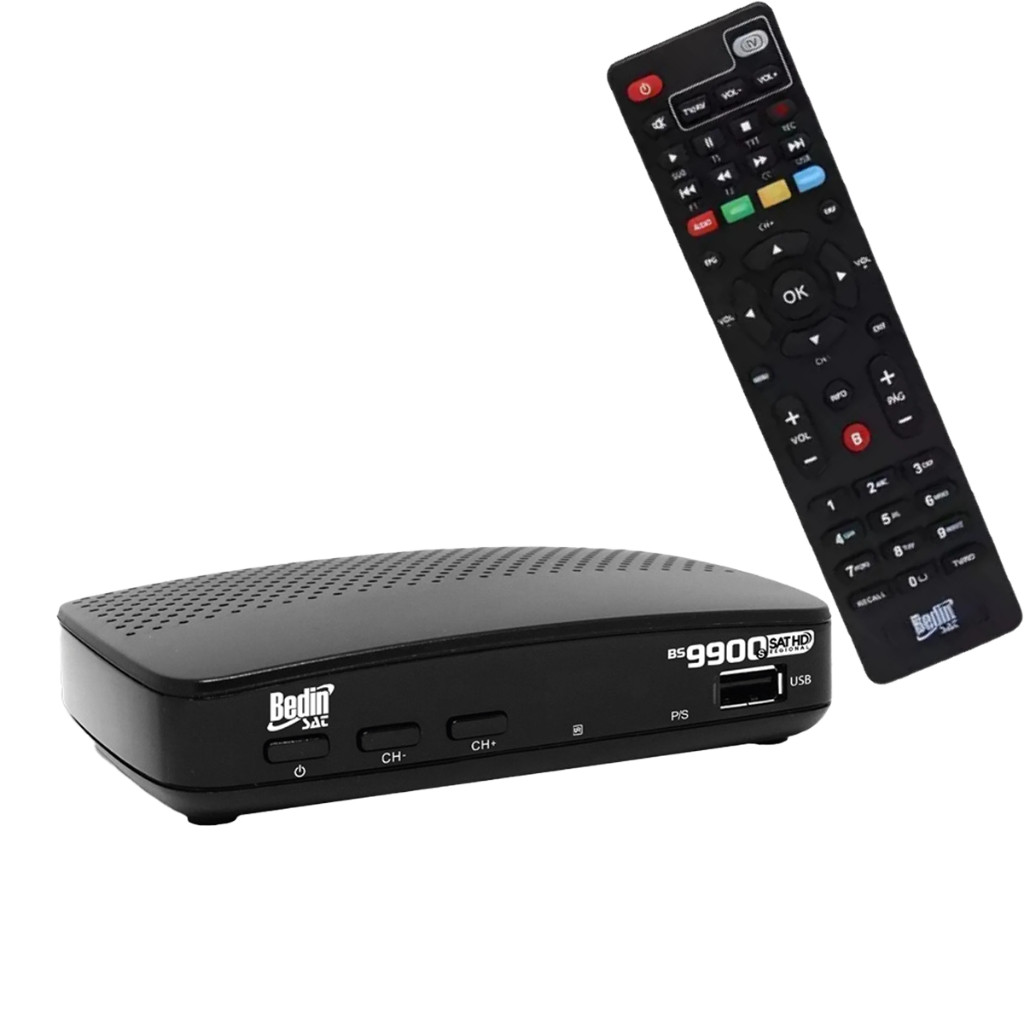 Receptor de antena parabólica digital marca Bedin Sat novo em Oferta na Shopee