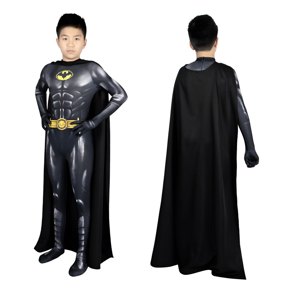 Fantasia Batman Clássico Infantil Cosplay Crianças Capa em Oferta na Shopee