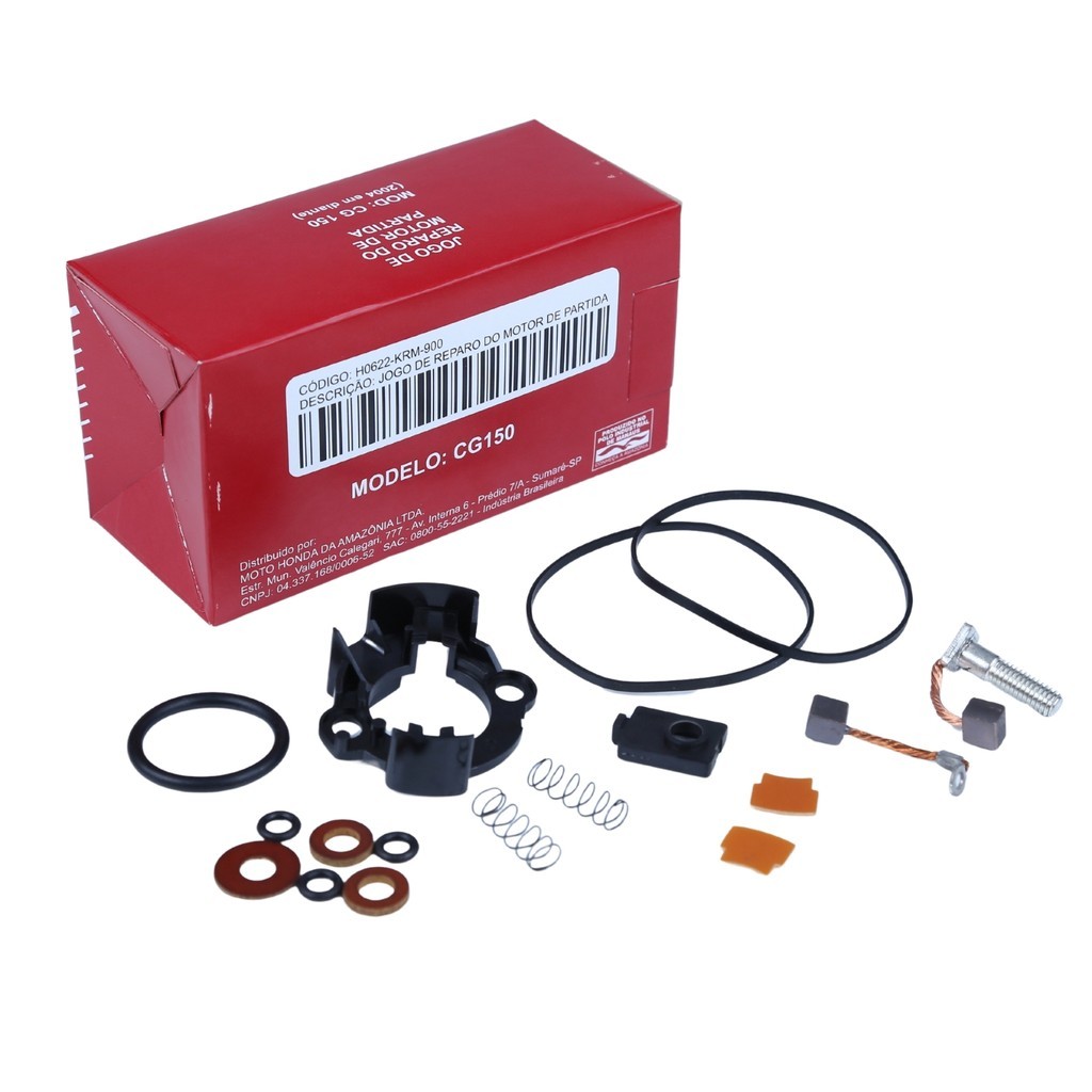 Escova Reparo Motor De partida Cg Titan Fan Cargo Start 150 160 Nxr Bros 150 Hamp Honda