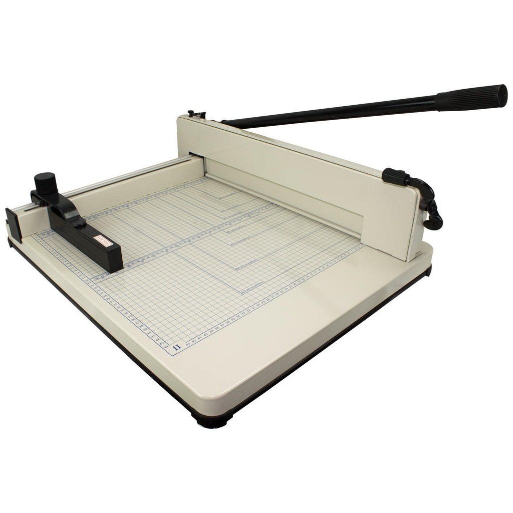 Guilhotina 44cm 400 Folhas A3 Pintura Eletrostática em Oferta na Shopee