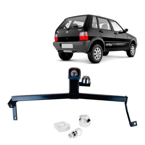 Engate Reforçado Até 500kg Fiat Uno Quadrado 2004 2005 2006 2007 2008 2009 2010 - Spare Parts and Accessories for Vehicles